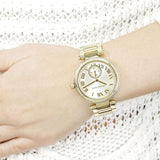  Shop Authentic Michael Kors Skylar Gold Dial Gold Steel Strap Watch for Women - MK5867 - Luxxuri