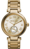  Shop Authentic Michael Kors Skylar Gold Dial Gold Steel Strap Watch for Women - MK5867 - Luxxuri