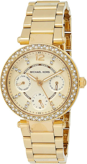  Shop Authentic Michael Kors Parker White Dial Gold Steel Strap Watch for Women - MK6056 - Luxxuri