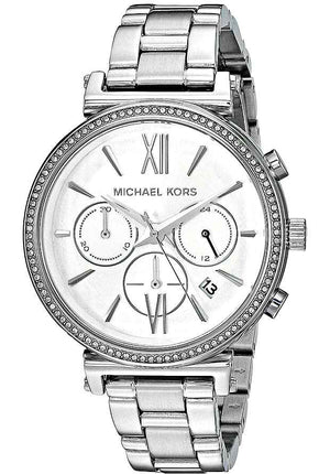  Shop Authentic Michael Kors Sofie Quartz Silver Dial Silver Steel Strap Watch For Women - MK6575 - Luxxuri