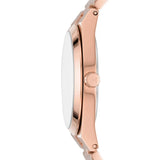  Shop Authentic Michael Kors Channing Quartz Rose Gold Dial Rose Gold Steel Strap Watch For Women - MK6624 - Luxxuri
