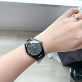  Shop Authentic Michael Kors Channing Quartz Black Dial Black Steel Strap Watch For Women - MK6625 - Luxxuri