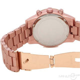  Shop Authentic Michael Kors Ritz Chronograph Rose Gold Dial Rose Gold Steel Strap Watch For Women - MK6753 - Luxxuri