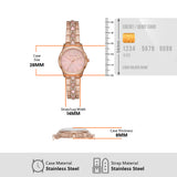  Shop Authentic Michael Kors Runway Mother of Pearl Dial Rose Gold Steel Strap Watch For Women - MK6856 - Luxxuri