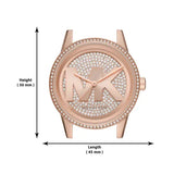  Shop Authentic Michael Kors Ritz Analog Crystals Silver Dial Rose Gold Steel Strap Watch for Women - MK6863 - Luxxuri