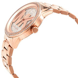  Shop Authentic Michael Kors Ritz Analog Crystals Silver Dial Rose Gold Steel Strap Watch for Women - MK6863 - Luxxuri