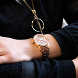  Shop Authentic Michael Kors Ritz Analog Crystals Silver Dial Rose Gold Steel Strap Watch for Women - MK6863 - Luxxuri