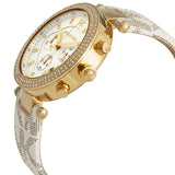  Shop Authentic Michael Kors Parker Chronograph White Dial White Leather Strap Watch For Women - MK6916 - Luxxuri