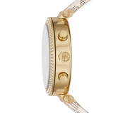  Shop Authentic Michael Kors Parker Chronograph White Dial White Leather Strap Watch For Women - MK6916 - Luxxuri