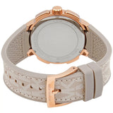  Shop Authentic Michael Kors Sidney Chronograph White Dial Beige Leather Strap Watch For Women - MK6949 - Luxxuri