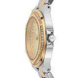  Shop Authentic Michael Kors Lennox Three-Hand Gold Dial Two Tone Steel Strap Watch For Women  - MK6988 - Luxxuri