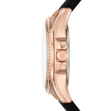  Shop Authentic Michael Kors Mini Pilot Black Dial Black Silicone Strap Watch For Women - MK7373 - Luxxuri