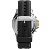  Shop Authentic Michael Kors Dylan Chronograph Black Dial Black Rubber Strap Watch For Men - MK8903 - Luxxuri