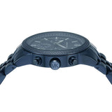  Shop Authentic Michael Kors Hutton Chronograph Blue Dial Blue Steel Strap Watch For Men - MK9088 - Luxxuri