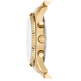  Shop Authentic Michael Kors Lexington Chronograph Blue Dial Gold Steel Strap Watch for Men - MK9153 - Luxxuri