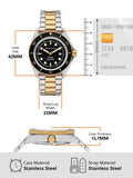  Shop Authentic Michael Kors Maritime Three Hand Black Dial Two Tone Steel Strap Watch for Men - MK9180 - Luxxuri