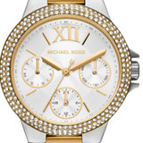  Shop Authentic Michael Kors Camille Multifunction Silver Dial Two Tone Steel Strap Watch For Women - MK6982 - Luxxuri