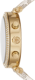  Shop Authentic Michael Kors Parker Chronograph White Dial White Leather Strap Watch For Women - MK6916 - Luxxuri
