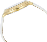 Shop Authentic Michael Kors Slim Runway Quartz Gold Dial White Leather Strap Watch For Women - MK2389 - Luxxuri