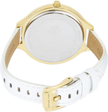  Shop Authentic Michael Kors Slim Runway Quartz Gold Dial White Leather Strap Watch For Women - MK2389 - Luxxuri