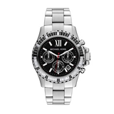  Shop Authentic Michael Kors Everest Chronograph Black Dial Silver Steel Strap Watch For Women - MK5753 - Luxxuri