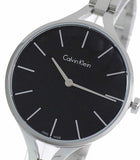  Shop Authentic Calvin Klein Graphic Black Dial Silver Steel Strap Watch for Women - K7E23141 - Luxxuri