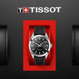  Shop Authentic Tissot Gentleman Powermatic 80 Silicium Black Dial Black Leather Strap Watch For Men - T127.407.16.051.00 - Luxxuri