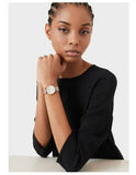  Shop Authentic Emporio Armani Gianni T-Bar Crystals Silver Dial Rose Gold Steel Strap Watch For Women - AR11446 - Luxxuri
