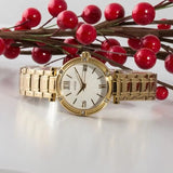  Shop Authentic Guess Park Ave South Analog White Dial Gold Steel Strap Watch For Women - W0767L2 - Luxxuri