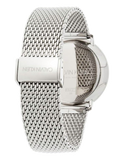  Shop Authentic Calvin Klein White Dial Silver Mesh Bracelet Watch for Women - K8M21126 - Luxxuri