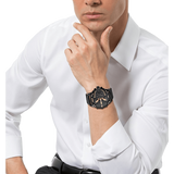  Shop Authentic Diesel Big Daddy Black Dial Black Steel Strap Watch For Men - DZ7312 - Luxxuri