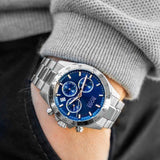  Shop Authentic Hugo Boss Hero Sport Blue Dial Silver Steel Strap Watch for Men - 1513755 - Luxxuri