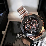  Shop Authentic Hugo Boss Supernova Black Dial Two Tone Steel Strap Watch for Men - 1513358 - Luxxuri