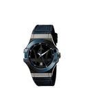  Shop Authentic Maserati Potenza Black Dial 42mm Blue Leather Strap Watch For Men - R8851108007 - Luxxuri