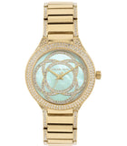  Shop Authentic Michael Kors Kerry Mother of Pearl Dial Gold Steel Strap Watch for Women - MK3481 - Luxxuri