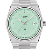  Shop Authentic Tissot PRX Quartz Light Green Dial Silver Steel Strap Watch for Men - T137.410.11.091.01 - Luxxuri