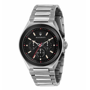 Shop Authentic Maserati Triconic Chronograph Black Dial Silver Steel Strap Watch For Men - R8873639002 - Luxxuri