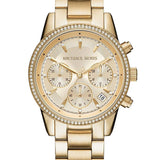  Shop Authentic Michael Kors Ritz Gold Dial Gold Steel Strap Watch for Women - MK6356 - Luxxuri