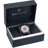  Shop Authentic Maserati Stile Automatic Limited Edition White Dial Blue Leather Strap Watch For Men - R8821142001 - Luxxuri