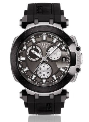  Shop Authentic Tissot T Race Chronograph Anthracite Black Dial Black Silicone Strap Watch For Men - T115.417.27.061.00 - Luxxuri
