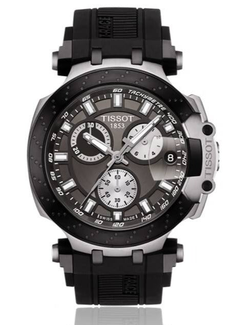  Shop Authentic Tissot T Race Chronograph Anthracite Black Dial Black Silicone Strap Watch For Men - T115.417.27.061.00 - Luxxuri