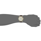  Shop Authentic Tissot Le Locle Automatic Gold Dial Brown Leather Strap Watch For Men - T41.5.413.73 - Luxxuri