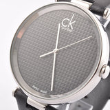  Shop Authentic Calvin Klein Sight Black Dial Black Leather Strap Watch for Men - K1S21102 - Luxxuri