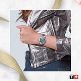  Shop Authentic Tissot PR 100 Sport Chic Silver Dial Silver Steel Strap Watch for Women - T101.910.11.031.00 - Luxxuri