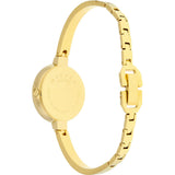  Shop Authentic Movado Bela Black Dial Gold Steel Strap Watch For Women - 0606999 - Luxxuri
