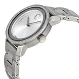  Shop Authentic Movado Bold Diamonds Silver Dial Silver Steel Strap Watch for Women - 3600149 - Luxxuri