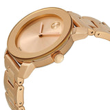  Shop Authentic Movado Bold Rose Gold Dial Rose Gold Steel Strap Watch for Women - 3600188 - Luxxuri