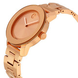 Shop Authentic Movado Bold Rose Gold Dial Rose Gold Steel Strap Watch for Women - 3600342 - Luxxuri