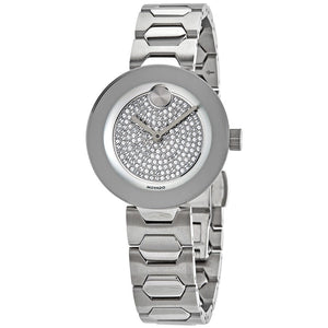  Shop Authentic Movado Bold Silver Dial Silver Steel Strap Watch For Women - 3600567 - Luxxuri