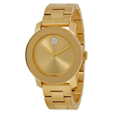  Shop Authentic Movado Bold Gold Dial Yellow Gold Steel Strap Watch for Women - 3600104 - Luxxuri